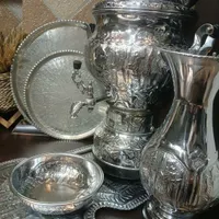 سماور گازی کنده کاری شده نوبل جنس عالی