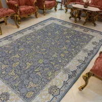 روفرشی کشدار و فرشینه طوسی فیروزه ای کد ۵۴۷