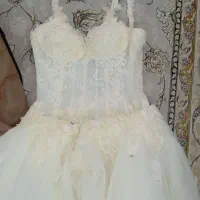 لباس عروس کامل در حد نو