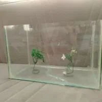 آکواریوم شیشه ای بدون استفاده