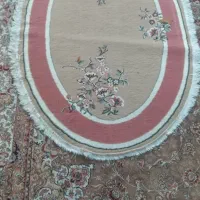 قالیچه گردویی طرح گل