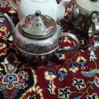 قوری استیل و اجاق