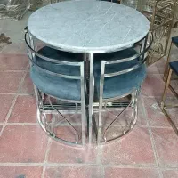 میزنهارخوری گرد ۴نفره کمجا