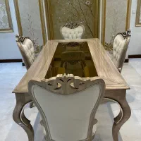 میز ناهارخوری ۴ نفره ترکیه ای خودرویی حد نو مقطوع|میز و صندلی غذاخوری|تهران, سازمان برنامه شمالی|دیوار