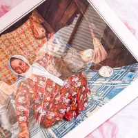 نقاشی حرفه ای با مدادرنگی خورموج|تابلو، نقاشی، عکس|خورموج, |دیوار