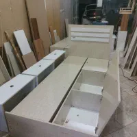 تختخواب یکنفره  کد G641 سه کشو شیک و جدید|تخت و سرویس خواب|مشهد, سرافرازان|دیوار