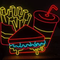تابلوسازی نئون neon تابلوساز ال ای دی تابلو|فروشگاه و مغازه|اصفهان, درب کوشک|دیوار