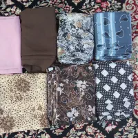 پارچه چادر مشکی و رنگی ندوخته