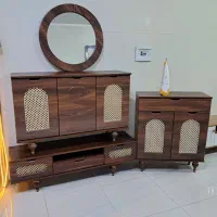 ست کامل *حصیری*|بوفه، ویترین، کنسول|مشکین‌دشت, |دیوار