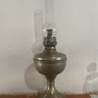 چراغ گردسوز تمام برنجی مارک خورشید قدمت دار