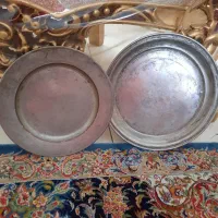 دوعدد سینی مسی قدیمی
