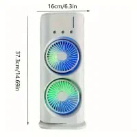 پنکه مه پاش دو فن ریموت دار USB/پرداخت درمحل|پنکه و تصفیه‌کنندهٔ هوا|اسلام‌شهر, صادقیه|دیوار