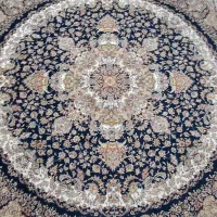 فرش نگین مشهد سرمه‌ای