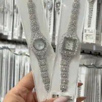 ساعت نقره یاقوت کبود زمرد یاقوت سرخ لاکچری کادو164