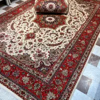 فرش دستباف جفت ۶ متری تبریز ۴۰ رج تقی زاده دستبافت|فرش|تهران, مولوی|دیوار