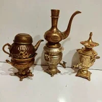 ظروف مسی و برنجی قدیمی|ظروف سرو و پذیرایی|کرمان, |دیوار