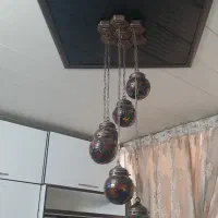 لوستر|لوستر و چراغ آویز|ری, منصوریه منگل|دیوار