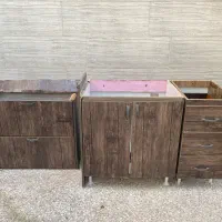 کابینت+سینگ+کشو+اب چکان+کابینت جا ظرفی