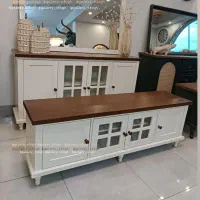 آینه کنسول و ست میز تی وی مدل آتوسا|بوفه، ویترین، کنسول|رشت, استقامت ۱|دیوار