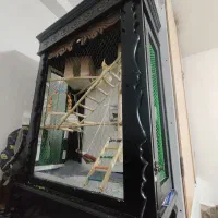 عروس هلندی دو عدد به همراه قفس بزرگ