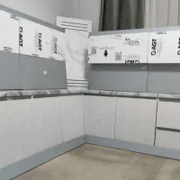 کابینت هایگلاس سفید طوسی /استفاده نشده(دست دوم)