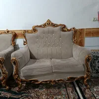 مبل سلطنتی 9 نفره قیمت مناسب|مبلمان خانگی و میز عسلی|محمدیه-قزوین, |دیوار