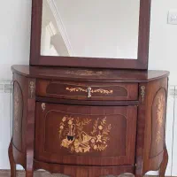 ویترین و کنسول ست چوبی