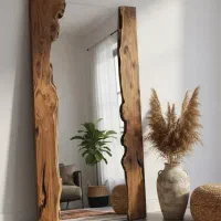 آینه روستیک  دفرمه حراج