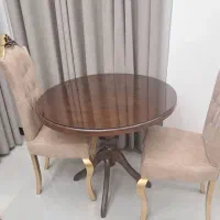 سلام میز چوبی ودوتا صندلی چوبی|میز و صندلی غذاخوری|صدرا-فارس, فاز ۱|دیوار