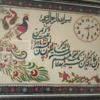 تابلو بزرگ ساعت پته|تابلو، نقاشی، عکس|کرمان, |دیوار