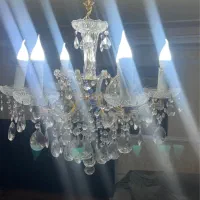 ۲ عدد لوستر ۶ شاخه بسیار تمیز و سالم|لوستر و چراغ آویز|تبریز, |دیوار