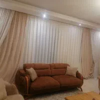 پرده پذیرایی 5 متر نیم قدش280 پرده اتاق خواب 170