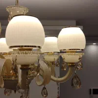 لوستر ۶ شعله کاملا نو|لوستر و چراغ آویز|تهران, تهرانسر شرقی|دیوار