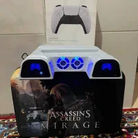 تجهیزاتps5اسلیم اورجینال و کاملانو استندشارژ وکیف