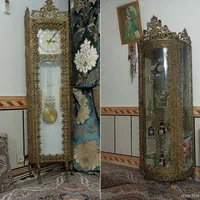 ساعت ایستاده و ویترین طرح برنج