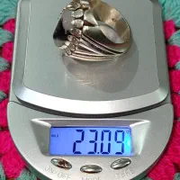 انگشتر نقره عقیق شجر فیروزه یاقوت توپاز|جواهرات|اهواز, کوروش|دیوار