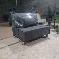 مبل تمام فلز تخت شو عرض ۱۰۵سانت|مبلمان خانگی و میز عسلی|تهران, یافتآباد|دیوار