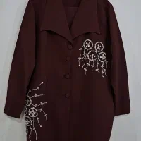 کت و شلوار شیک فاخر سنگ دوزی کار دست مازراتی