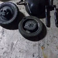 لاستیک عقب جلو وکمک جلو وصندلی فرمان موتور برقی|دوچرخه، اسکیت، اسکوتر|کرج, اصفهانی‌ها|دیوار