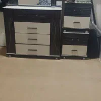 دلاور با آینه دوتا پاتختی ام دی اف اصل|تخت و سرویس خواب|اندیمشک, |دیوار