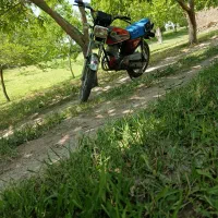 موتور قرمز رهنما کامل چراغ هدلایت بعد فنرها اسپرت