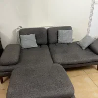 مبل پازلی ۸ نفره تخت شو با جلو مبلی در حد