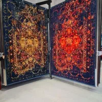 فرش مدرن ۱۵۰۰شانه نخ ابریشم