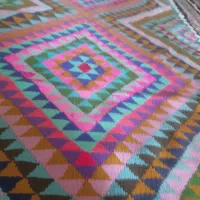 گلیم دست بافت قدیمی