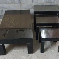 میز پذیرایی همراه با سه عدد میز عسلی با کیفیت