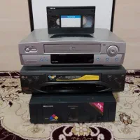 دستگاه ویدو‌ VHS الجی وگلدستار ضبط پخش
