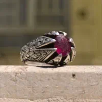 انگشتر یاقوت سرخ اصل به همراه شناسنامه