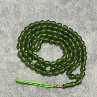 تسبیح شاه مقصود ۱۰۱ دانه اصل سبز رنگ