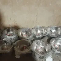 سرویس 11پارچه آبکش و لگن استیل