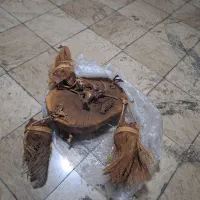 لوستر چوبی هندی مارکدار|لوستر و چراغ آویز|تهران, حکیمیه|دیوار